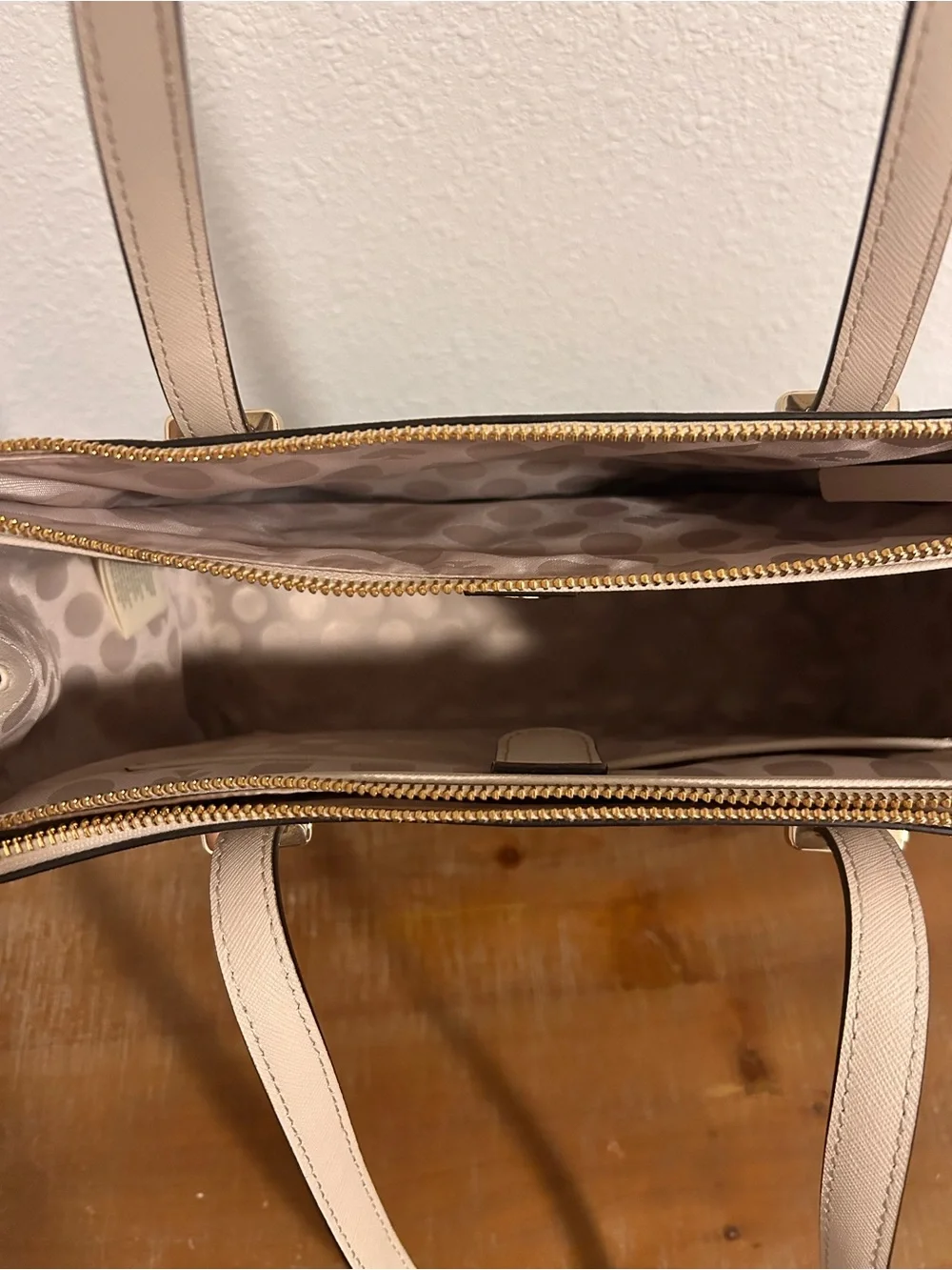 kate spade Cashew Milk Multi Leather Tote